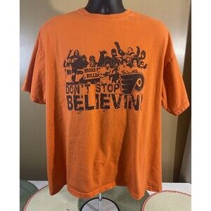 Philadelphia Flyers Don’t Stop Believin T Shirt Broad St Bullies Size XL